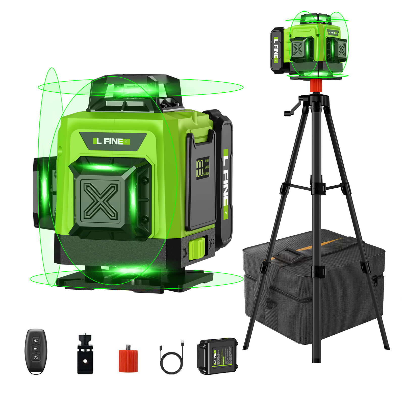 Home Improvement Services - Poziom lasera samopoziomujący poziomy pionowy krzyż