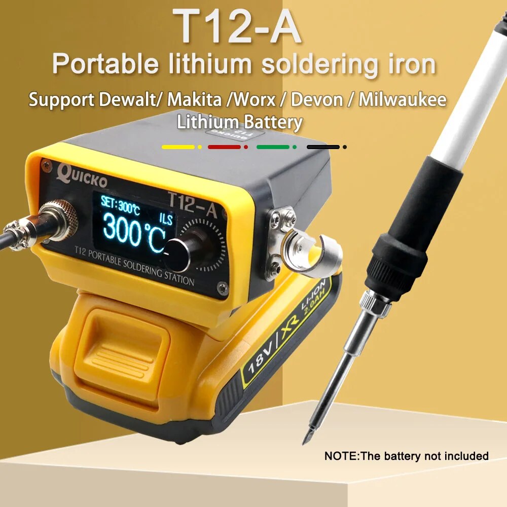 Milwaukee Drill M12 Fuel - Akumulatorowa stacja lutownicza 72W T12 lutownica