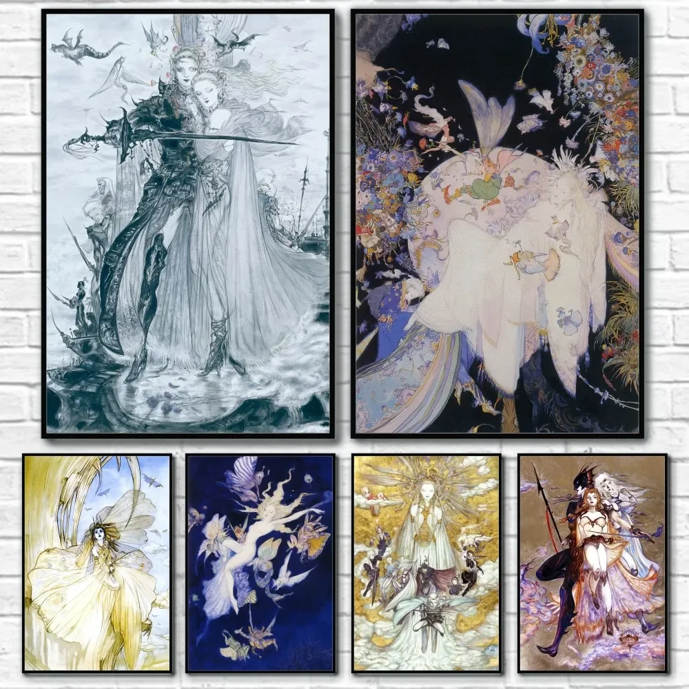 Home Improvement Game - Yoshitaka Amano Final Fantasy Gra Luksusowy
