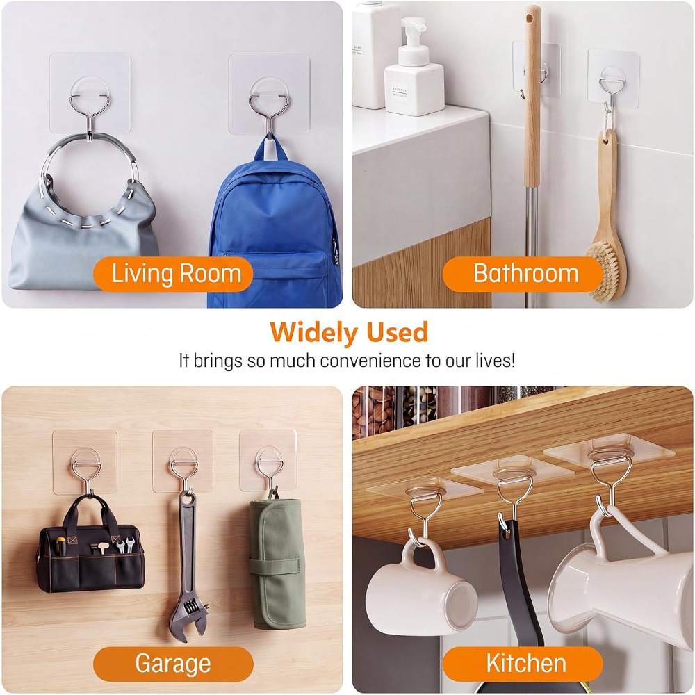 Wytrzymałe haczyki samoprzylep – Home Improvement In recenzja i cena